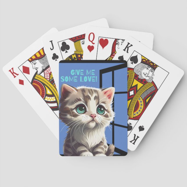 BARALHO GATO NA COTAÇÃO DA JANELA (Verso)