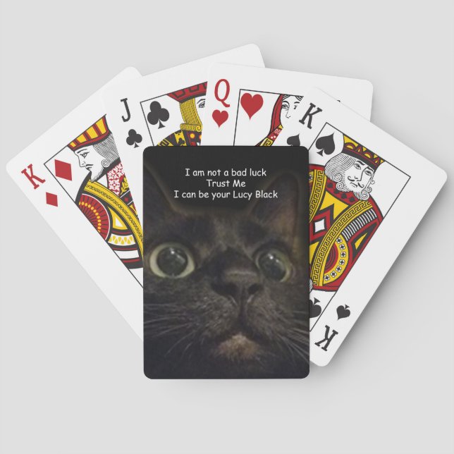 Baralho Gato Negro Sortudo (Verso)