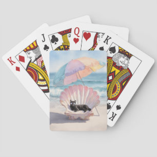 Baralho Gato Negro Whimsso em Seashell com Brincadeira de 