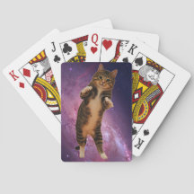 Gato no espaço - cartões de jogo