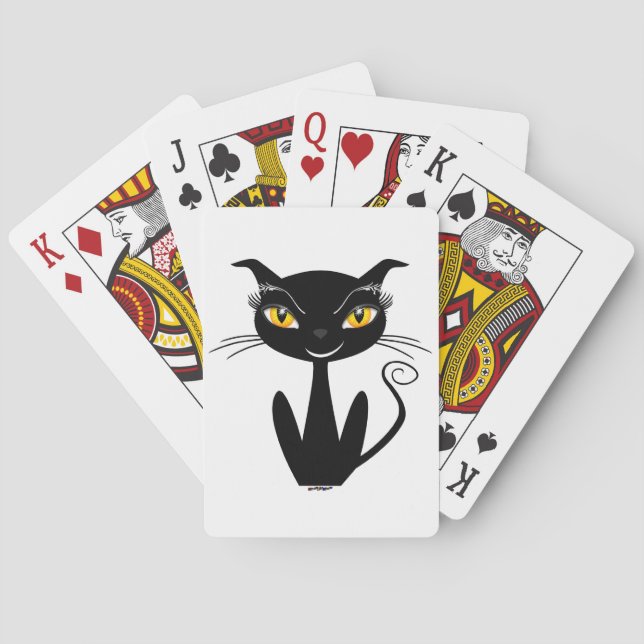 Baralho Gato Preto Caprichoso (Verso)