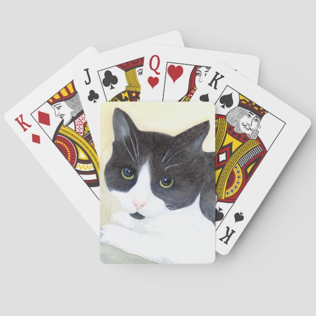 Baralho Gato Preto e Branco (Verso)
