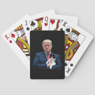 Baralho Gato Trump 2024 MAGA Divertido Gato Trump