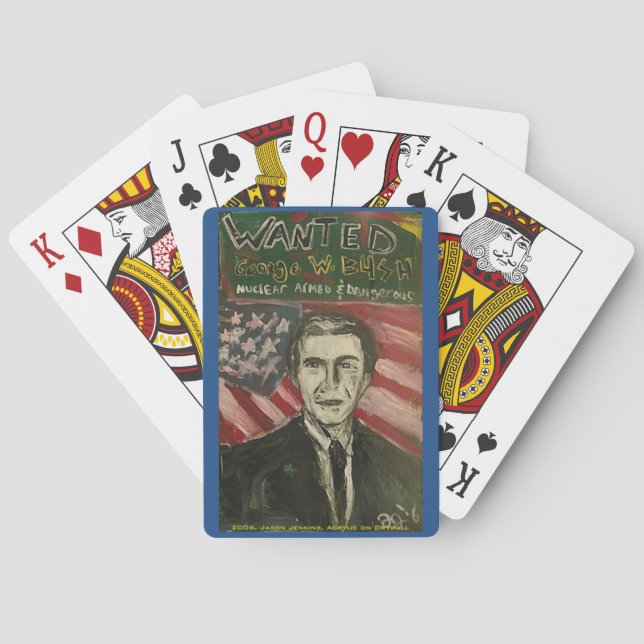 BARALHO GEORGE W BUSH PROCURADO (Verso)