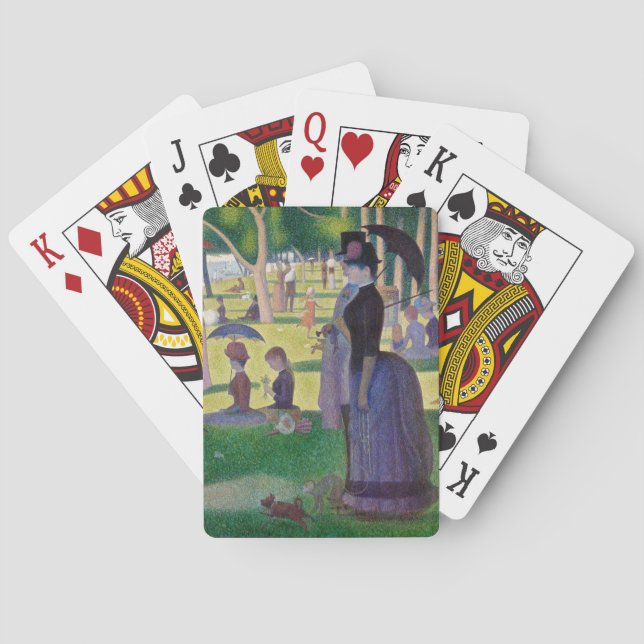 Baralho Georges Seurat - Domingo em La Grande Jatte (Verso)