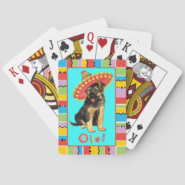 Baralho German shepherd Fiesta (Verso)