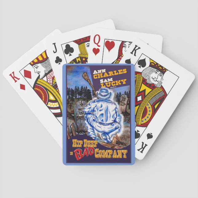 Baralho Ghost in Graveyard Poker cards por Ann Charles (Verso)