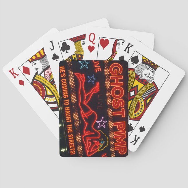 Baralho Ghost Pimp Classic Playing Cards (Verso)