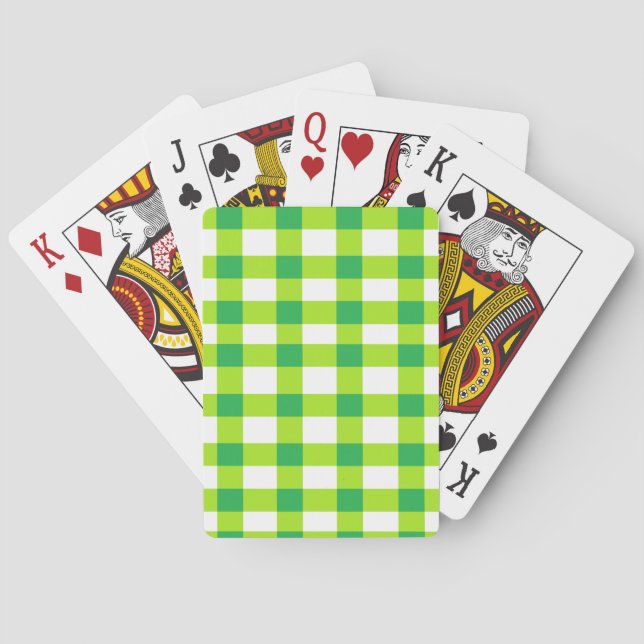 Baralho Gingham Verde (Verso)