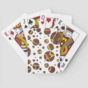 Baralho Giraffe Brown e Impressão Amarelo