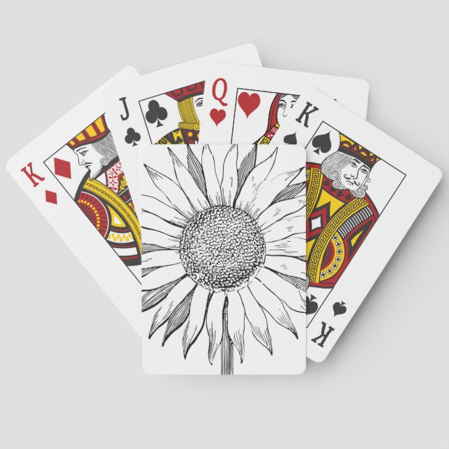 Baralho Girassol Ilustrado (Verso)