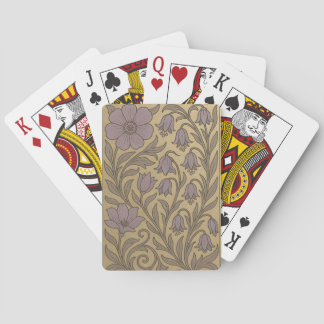 Baralho Gold Art Nouveau Flowers Card Deck