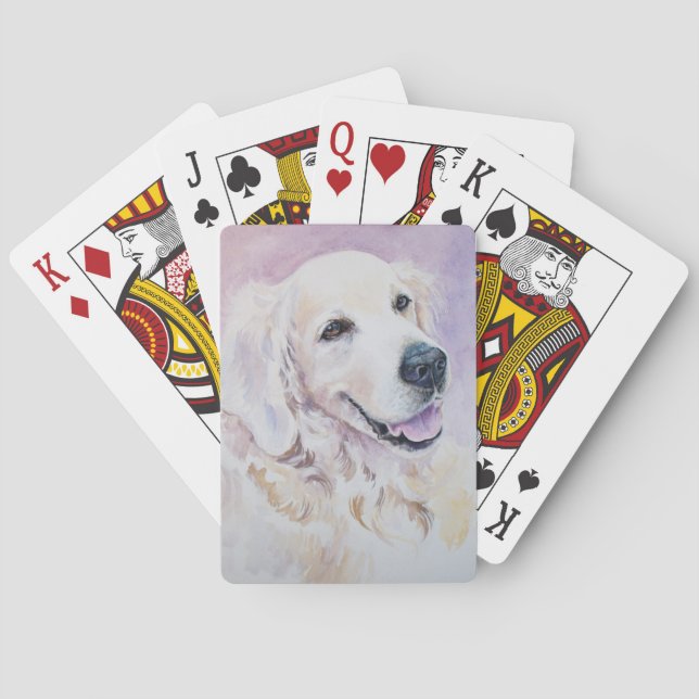Baralho Golden retriever (Verso)