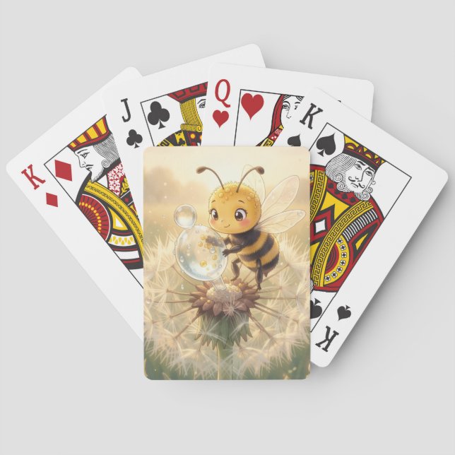 Baralho Goldene Hummel im Blütentanz.9 (Verso)