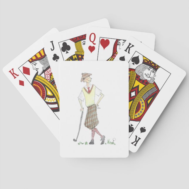 Baralho Golfer Playing Cards (Verso)