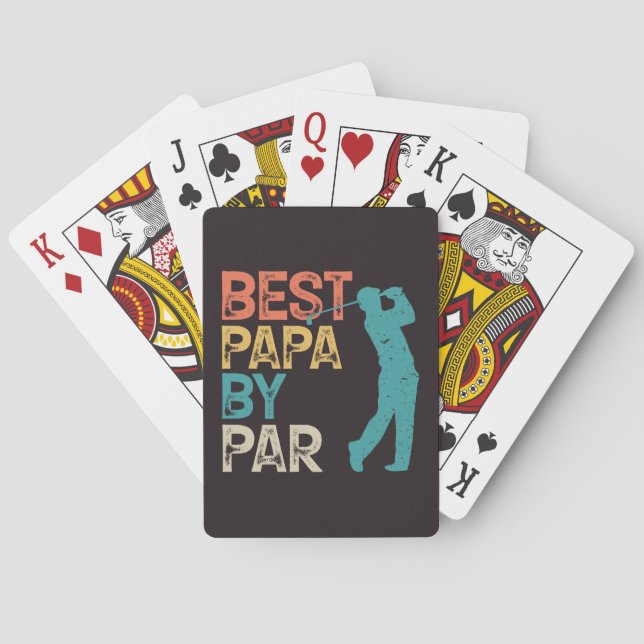 Baralho Golfista Retro - Melhor Papa De Par (Verso)
