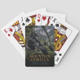 Baralho Gorila da Montanha Floresta Tropical ANIMAIS Pôque