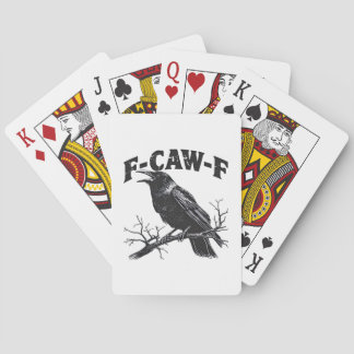 Baralho Gothic Crow Humor F-Caw-F Funny Essential