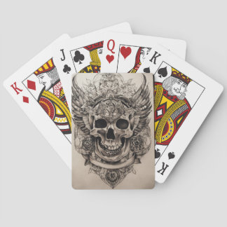 Baralho Gothic Decks: Skull-themed Classic Playing Cards 