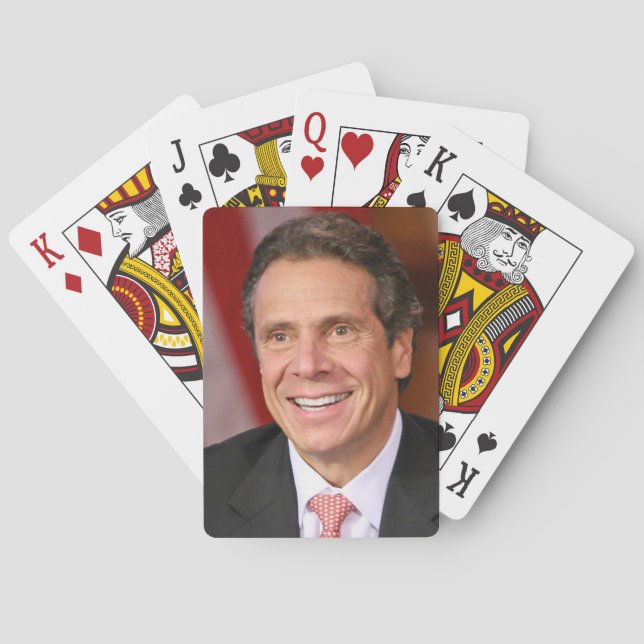 Baralho Governador Andrew Cuomo Jogando Cartões! (Verso)