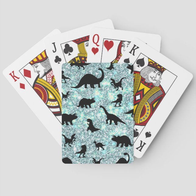 Baralho gradiente de baleia-tubarão-da-silhueta (Verso)