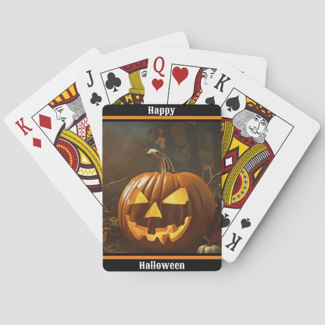 Baralho Grande Coleção de Halloween de Pumpkin (Verso)