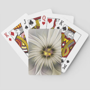 Baralho Grande Flor de Marfim, Abstrato Moderna Arte Fract