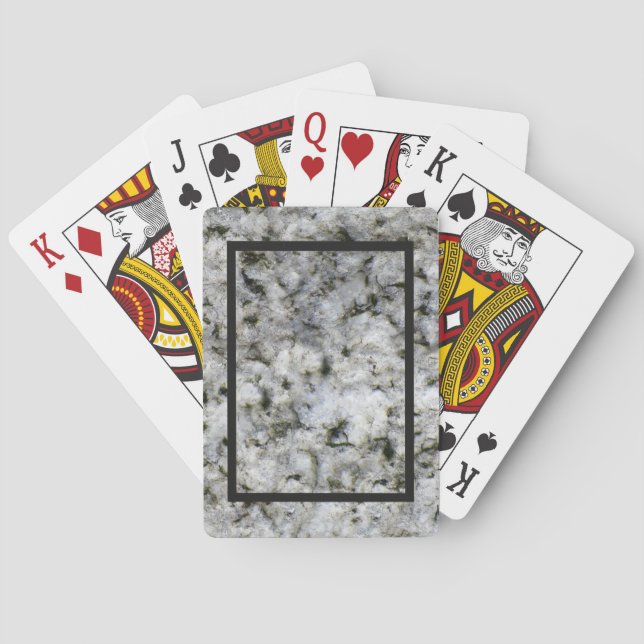 Baralho Granite Rock White com Quadro Preto (Verso)