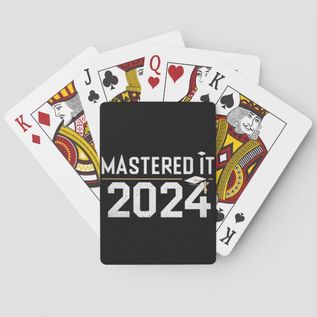 Baralho Grau de mestrado Mastered 2024 Mestrados (Verso)