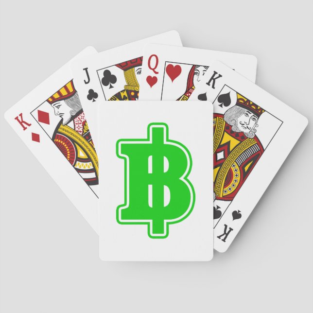 Baralho GREEN BAHT SGN ฿ Moeda Tailandesa ฿ (Verso)
