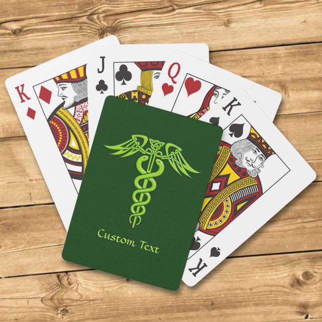 Baralho Green Celtic Knot Caduceus (Criador carregado)