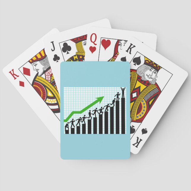 Baralho Growth Success Progress Bar Chart (Verso)