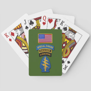 Baralho Grupo das Forças Especiais Green Berets SF