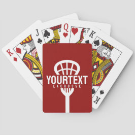 Baralho Grupo de TEXTOS PERSONALIZADO do Jogador de Lacros
