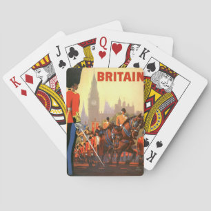 Baralho Guarda Real Britânica Vintage King's Grã-Bretanha
