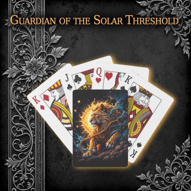 Baralho Guardião do Limiar Solar – Leão do Equilíbrio (Criador carregado)