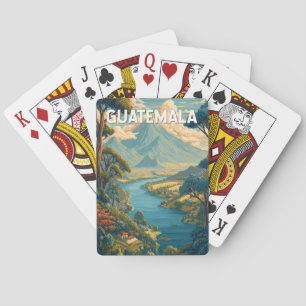 Baralho Guatemala - Ilustração - Viagem Art Vintage