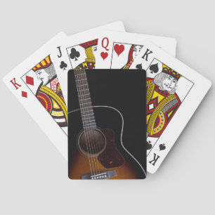 Baralho Guitarra acústica de inclinação