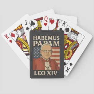 Baralho Habemus papam Papa Leão XIV Igreja Cristã