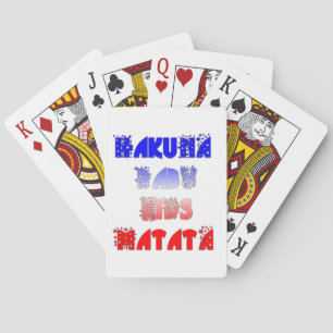 Baralho Hakuna Matata Baby & Kids: Design de cor francesa