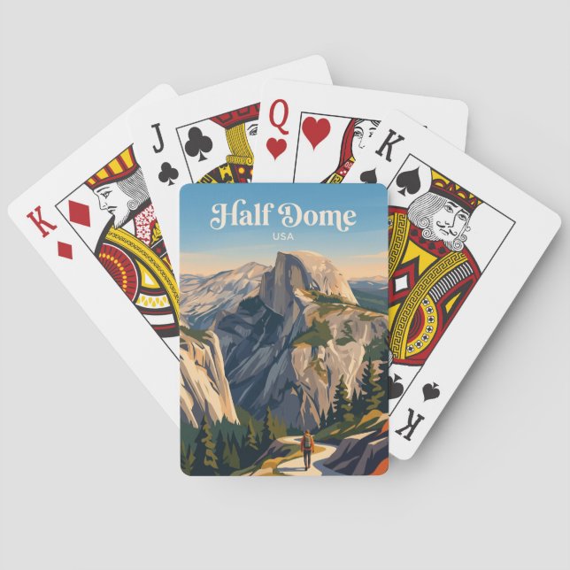 Baralho Half Dome Yosemite EUA (Verso)