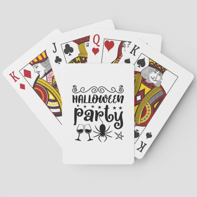 Baralho Halloween Party Birthday (Verso)