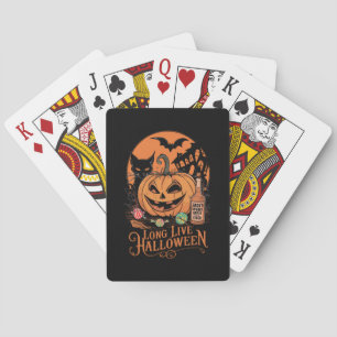 Baralho Halloween Retrô Viva o Outono Temporada Assustador