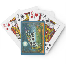 HALLOWEEN SPONTTED PONY & BAT CAT Fantasy Horse