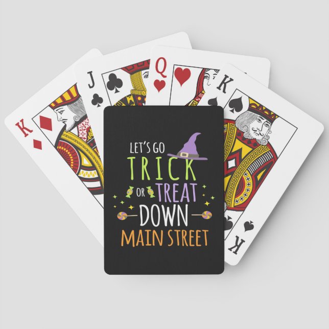 Baralho Halloween Vamos Trick Ou Tratar (Verso)