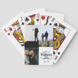 Baralho Happy Father’s Day Mustache Tribute Design