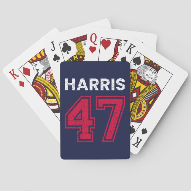 Baralho Harris 47 I - Kamala Harris Para Presidente (Verso)