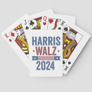 Baralho Harris Walz 2024 Eleição Kamala Tim Waltz América
