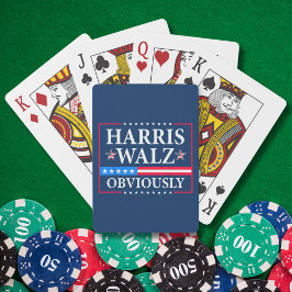 Baralho Harris Walz 2024 Obviamente