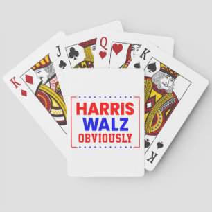 Baralho Harris Walz Obviamente Kamala Harris para Presiden